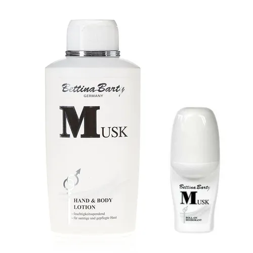 Bettina Barty Musk Hand & Body Lotion 500 ml x Deo Roll-On 50 ml