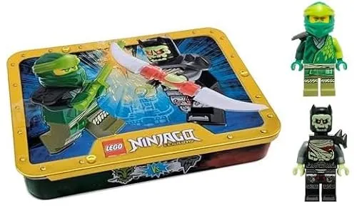 LEGO Ninjago: Lloyd vs. Bone Warrior Minifigur Sammlerdose mit zusätzlichem grünem Umhang