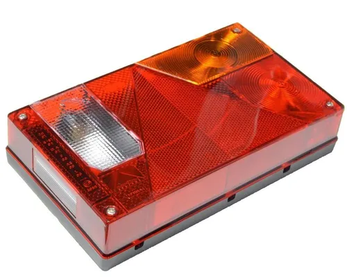 Aspöck Anhänger Multipoint 1 - Leuchte rechts mit Bajonettanschluss - Hochwertige Kfz-Beleuchtung für Anhänger mit Bajonettanschluss und integriertem Rückfahrscheinwerfer. Ideal für sichere Sichtbarkeit im Straßenverkehr.