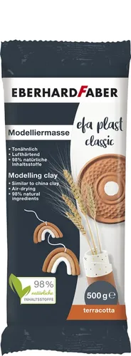 EBERHARD FABER Modelliermasse EFA Plast classic terrakotta 500 g