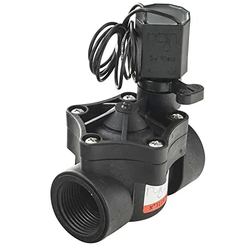 Magnetventil 'RN 150 Plus' von Rain Professional - Tröpfchenbewässerungsbausätze: Hochwertiges Magnetventil mit robustem Design und manuellem Hebel für optimale Kontrolle und Langlebigkeit.