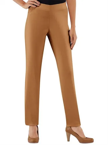 Stehmann Jerseyhose Komfortabel Braun 20 - Modische Schlupfhose in Cognac mit bequemem Rundumdehnbund. Ideal für den Alltag und angenehm zu tragen dank der hochwertigen Viskose-Mischung.