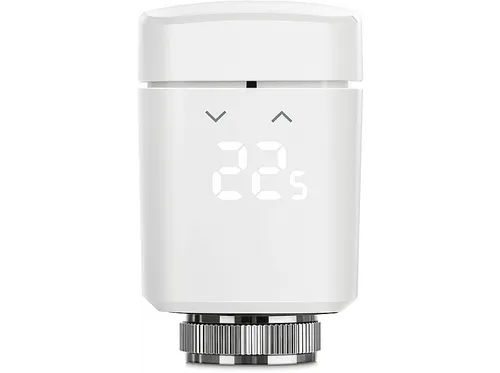 Eve Thermo (Matter): Smartes Heizkörperthermostat für Ihr Zuhause - Thermostate für effizientes Heizen mit App- und Sprachsteuerung, Heizkosten sparen durch Automatisierung und 100% Datenschutz ohne Abogebühren.