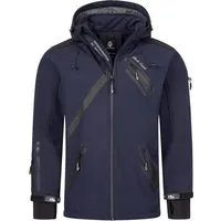 Rock Creek Softshelljacke Navy - Modische Softshelljacke für sportliche Outfits, bietet zuverlässigen Schutz vor Wind und Regen. Ideal für Street-Styles und vielseitig kombinierbar, perfekt für jede Wetterlage.