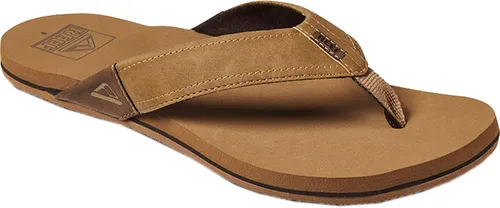 Reef Herren Newport Flipflop, Bronze, 40 EU - Herren-Zehentrenner mit veganem Leder und superweichem Fußbett für ultimativen Komfort, ideal für Strand und Freizeit.