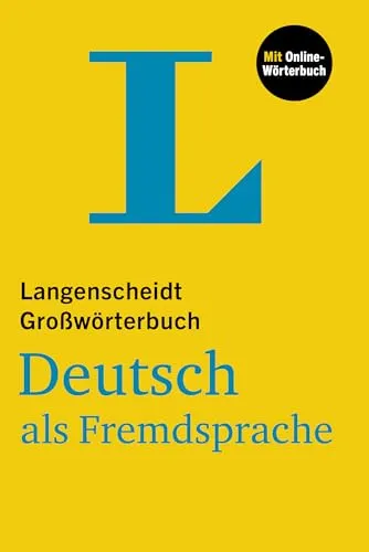 Langenscheidt Großwörterbuch Deutsch als Fremdsprache - Umfassendes Nachschlagewerk für Deutschlernende, ideal für effektives Lernen und Verständnis der deutschen Sprache.