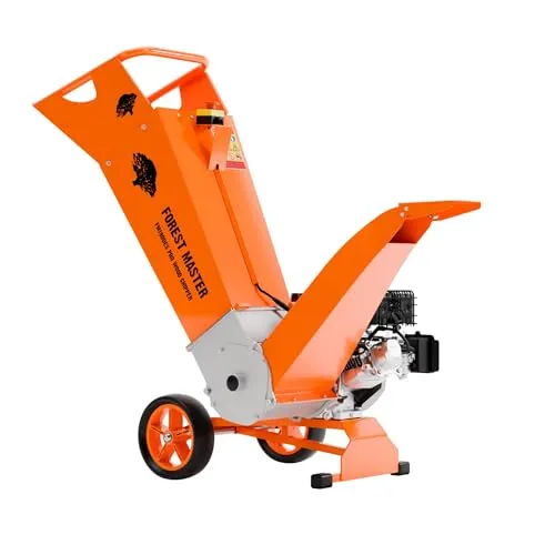 Forest Master FM18DDES Profi-Benzin-Holzhäcksler – 18PS Motor, Elektrostart, für Äste bis 125 mm