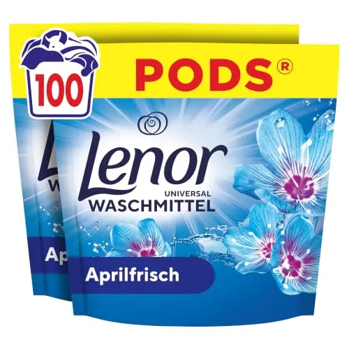 Lenor Pods Aprilfrisch Waschmittel, 100 Wäschen von Lenor
