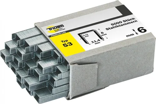 Tackerklammern 6mm 5000 Stck. Typ 53