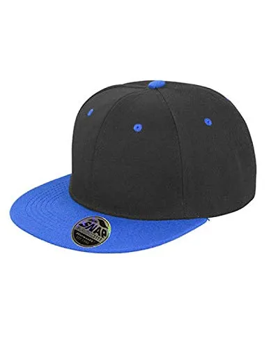 Result Unisex Rc82x Bronx Snapback Cap Einheitsgröße schwarz/rot