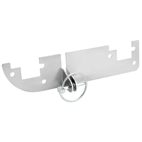 QWORK® Hecktürverriegelung mit Klappsplint, Geeignet für FIAT Ducato 250, Einbruchschutz Türsicherung Kein Bohren Wohnmobil Zubehör