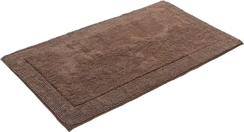 LUXOR Badteppich 50x80 cm aus 100% Bio-Baumwolle - Badematte in taupe, ultra soft und hautfreundlich, ÖKO-TEX-zertifiziert, perfekt für Fußbodenheizung und mit 5 Jahren Garantie.