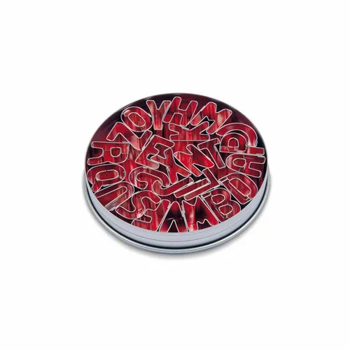 Städter Ausstecher Buchstaben Set 26-tlg. - Kreatives Backzubehör - Ausstechformen für Plätzchen und Kekse, ideal für individuelle Kreationen und besondere Anlässe. Perfekt für Hobbybäcker und Kinder!