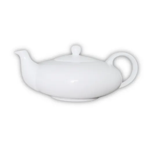 Könitz Connaisseure Porzellankanne Teekanne Teebereiter Deckel & Sieb weiß 550ml