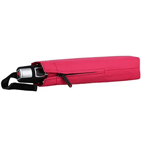 Knirps Fiber T21 Duomatic Regenschirm Automatikschirm Umbrella Taschenschirm 89 8780, Farbe:Fuchsia