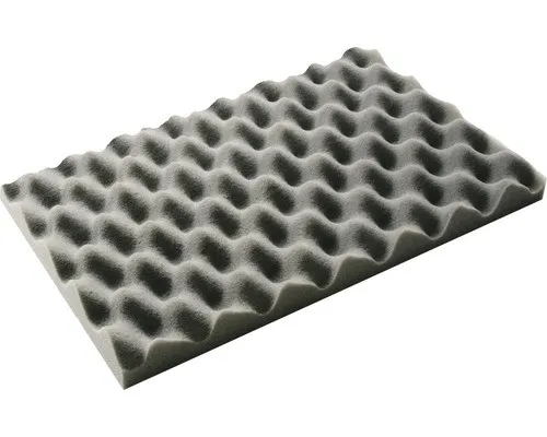 Akustikschaumstoff Akupur Noppenschaumstoff Platte 200x100x5 cm - 2er Set Noppenschaumstoffplatten, ideal zur Schalldämmung, aus hochwertigem Kunststoff für effektive Geräuschreduzierung.