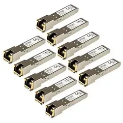 Gigabit RJ45 Copper SFP Transceiver Module - HP J8177C Compatible - SFP (mini-GBIC) transceiver modul - Gigabit Ethernet