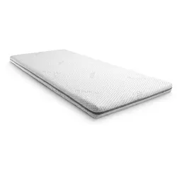 Supportho Premium Kaltschaumtopper 100 x 200 cm H3 - Matratzenauflage mit antibakteriellem Bezug für besseren Schlaf, punktelastisch und druckentlastend, ideal für Allergiker und zur Verbesserung des Liegekomforts.
