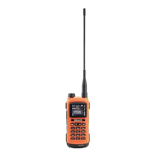 Albrecht Funkgerät Tectalk Duo - Lizenzfreies PMR446 Walkie-Talkie, 8km Reichweite, spritzwassergeschützt und mit integriertem UKW Radio