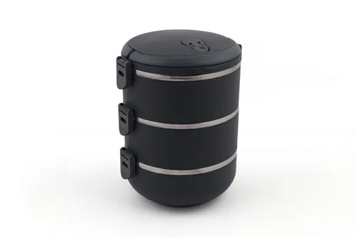 Hermia Concept Vorratsdose 100% STAINLESS STEEL, 16 x 16 x 20 cm N1118, (3-tlg)