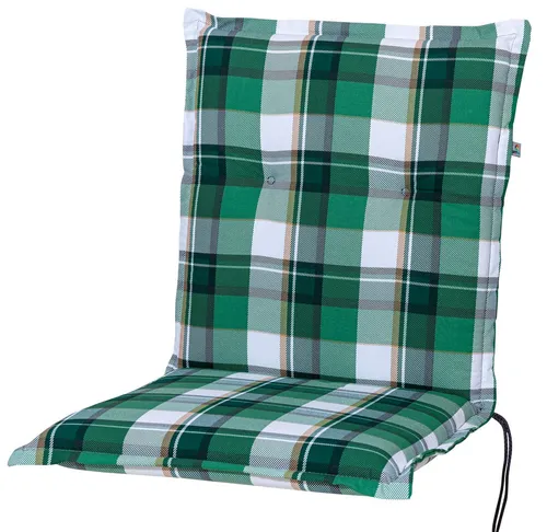 KETTtex Sesselauflage Niederlehner Milano 2397 grün-weiß kariert 102x49x6 cm KETTtex