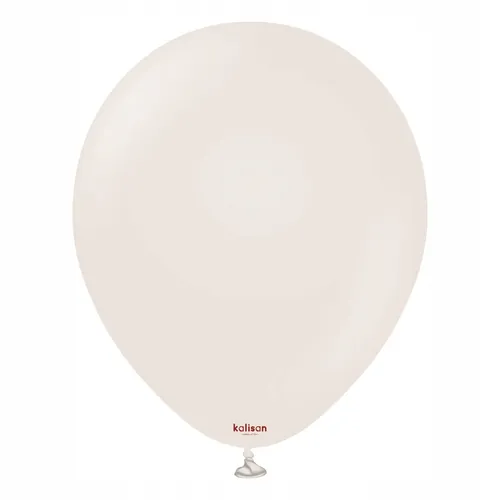 Produktbild Balony lateksowe Kalisan White Sand, kremowy 30 cm, 100 szt. bez m 8693295351562