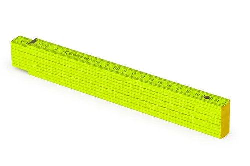 2m Zollstock Block 72 | Gelb-Neon | Metrie