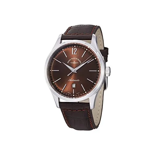 Zeno-Watch Herrenuhr - Event Gentleman Automatic 43 Brown - 6564-2824-i6