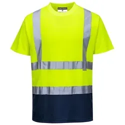 Portwest Zweifarbiges Warnschutz T-Shirt XL von Portwest