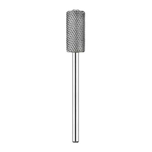 JCMASTER® Premium Hartmetall Aufsatz Zylinder 2.35mm Nagelfräser Bit Gelnägel Medium Schleifen Acryl Maniküre, Pediküre Nageldesign Schleifkörper Acrylnägel inkl 1x Halterung, Medium