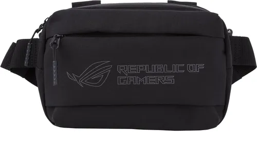 ROG Ranger BC1001 Hüfttasche - Gürteltasche mit wasserabweisender Außenseite, wasserdichtem Reißverschluss und drei Fächern für optimale Organisation - ideal für Gamer und unterwegs.