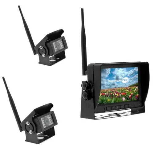 Rückfahrkamera 7 Zoll HD mit 140° Weitwinkel für sicheres Rückwärtsfahren