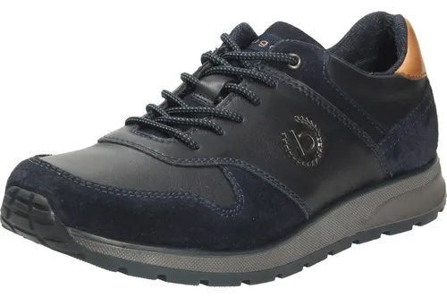 bugatti Herren Low-Top Sneaker – Dunkelblau, 42 EU - Herren-Sneaker mit Wechselfußbett für optimalen Komfort, ideal für Freizeit und Sport.