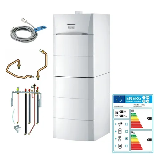 Remeha Gas Brennwert Kessel Calora Tower 15 S mit 160 Liter Speicher