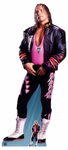Dekofigur WWE Wrestling Pappaufsteller Hart, Bret Pappaufsteller