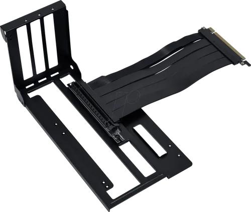 Lian Li DAN Cases A3-mATX - Vertikale Grafikkartenhalterung - PC-Gehäuse Zubehör in Schwarz, bietet Unterstützung für bis zu 3-Slot dicke GPUs und enthält ein 150 mm PCIe 4.0 Riser-Kabel für optimale Leistung.