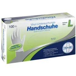 Produktbild Handschuhe Einmal Vinyl puderfrei L