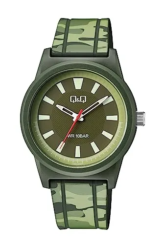 Q&Q WATCHES Uni. Analog-Digital Quarz Uhr mit Polyurethan Armband V35A-003VY