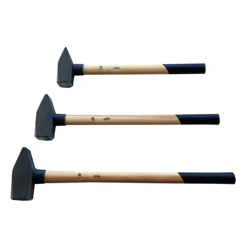 Schlosserhammer Hammer Vorschlaghammer Eschenstiel 3 tlg Set 3/4/5kg je 1 Stück