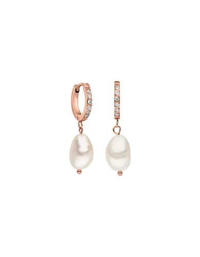 Purelei Paar Ohrhänger Malahi - Ohrhänger mit glänzenden Zirkonia und feinen Süßwasser-Zuchtperlen, das perfekte Accessoire für jeden Anlass und ein echter Hingucker!