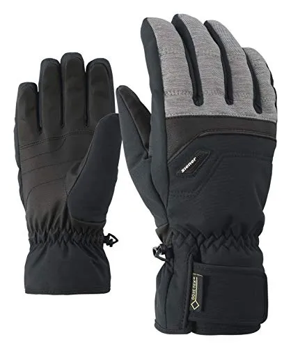 Ziener Herren Glyn GTX Gore Plus Warm Glove Alpine Ski-handschuhe, grau (dark melange), 10