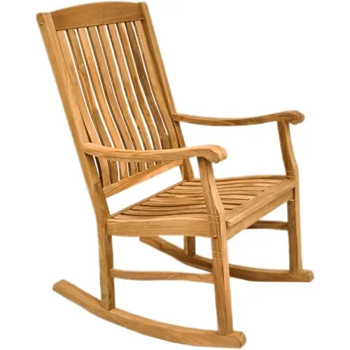 Endorphin Teakholz Schaukelstuhl – ergonomischer Relaxstuhl für drinnen & draußen