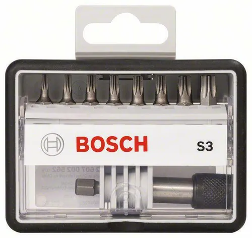 Bosch 8+1tlg. Robust Line Schrauberbit-Set S Extra-Hart 25 mm, 8+1tlg.