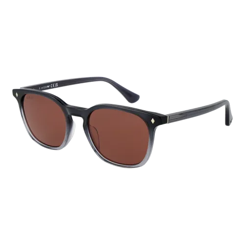 Web Sonnenbrille WE0364 5220S grau - Sonnenbrille mit 100% UV-Schutz, stilvollem grauem Vollrand und runder Form, ideal für den Sommer.