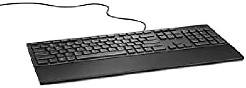 Dell 580-ADGP USB QWERTZ Tastatur - Standard Tastatur mit Chiclet-Tasten, ideal für komfortables und effizientes Tippen im Büro oder Zuhause.
