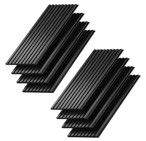 Vicco Wandpaneel Akustikpaneel, Eiche Schwarz, 8 Stück