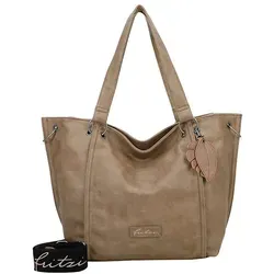 Fritzi aus Preußen Shopper in Hellbraun - (B)54 x (H)33,5 x (T)12,5 cm