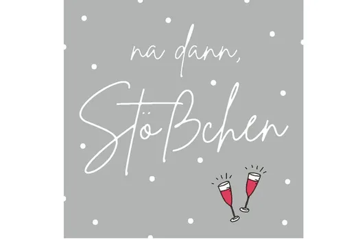 Duni Servietten Stößchen 24 x 24 cm - 20er Pack in grau von Duni