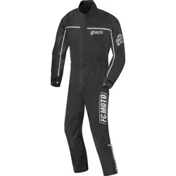 FC-Moto Rain 1-Teiler Motorrad Regenkombi, schwarz, Größe S für Männer