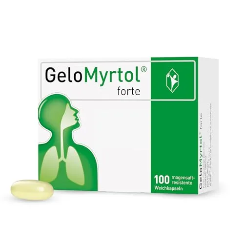 GeloMyrtol forte: Pflanzlicher Schleimlöser für akute und chronische Infektionen der oberen und unteren Atemwege mit Husten, Schnupfen und Druckkopfschmerz